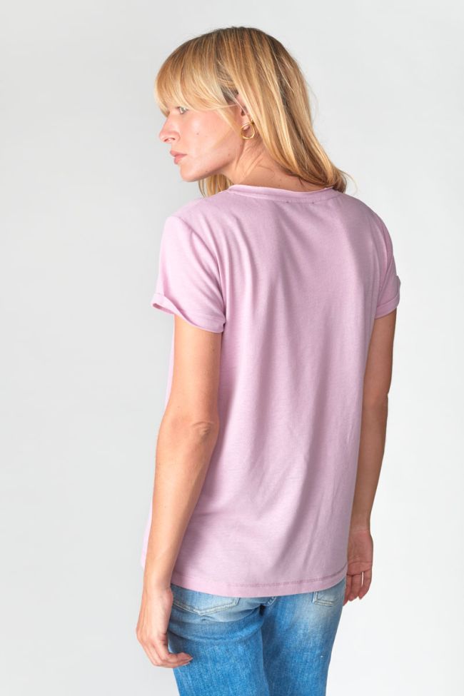 T-shirt Smallvtrame rose