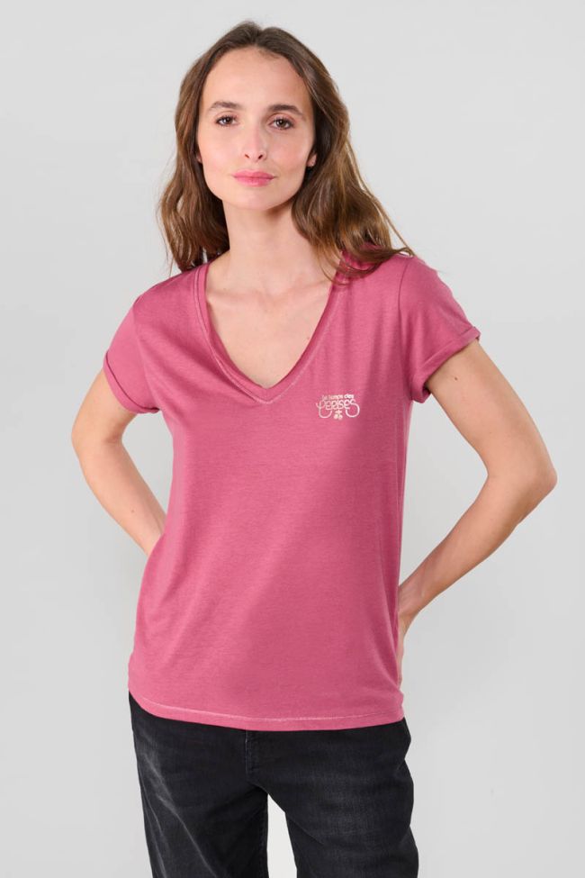 T-shirt Smallvtrame vieux rose
