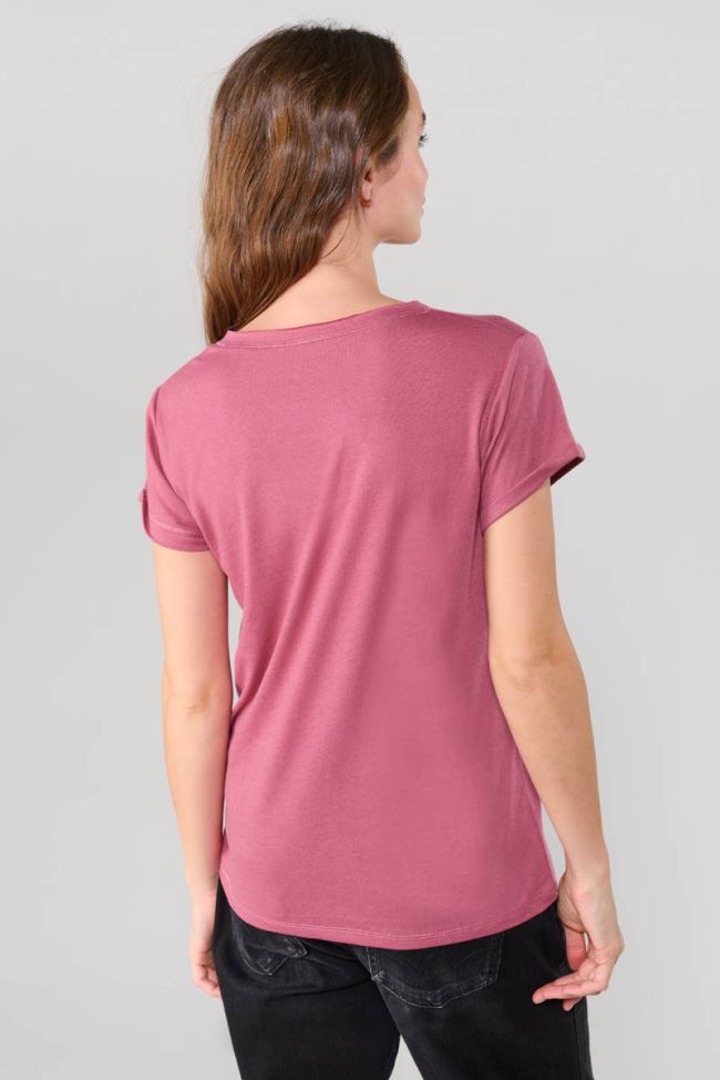 T-shirt Smallvtrame vieux rose