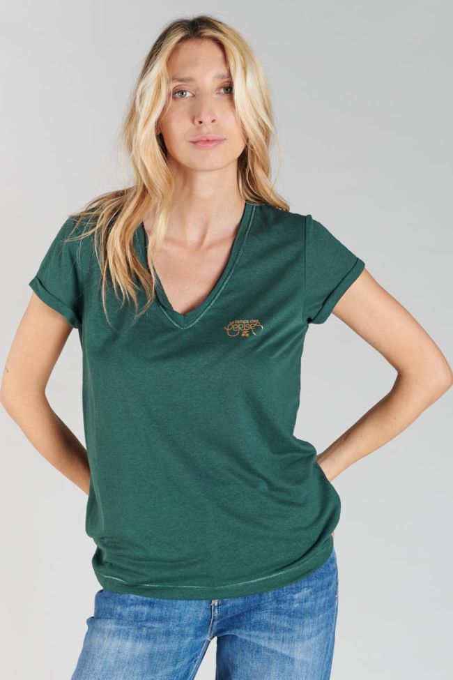 T-shirt Smallvtrame vert bouteille