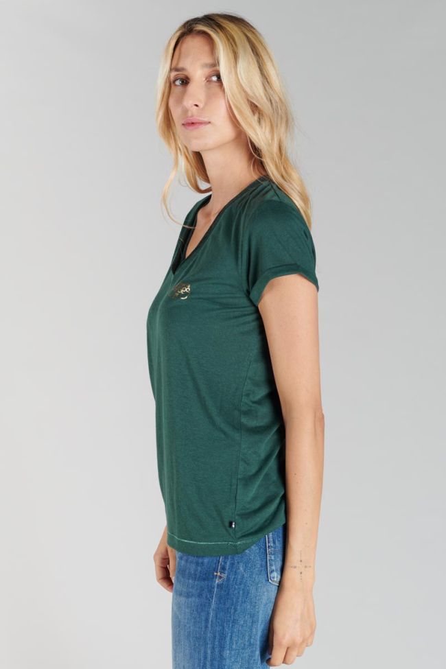 T-shirt Smallvtrame vert bouteille