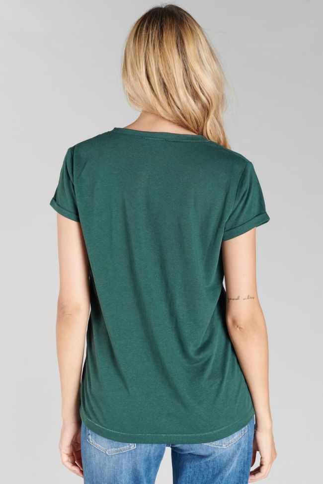 T-shirt Smallvtrame vert bouteille