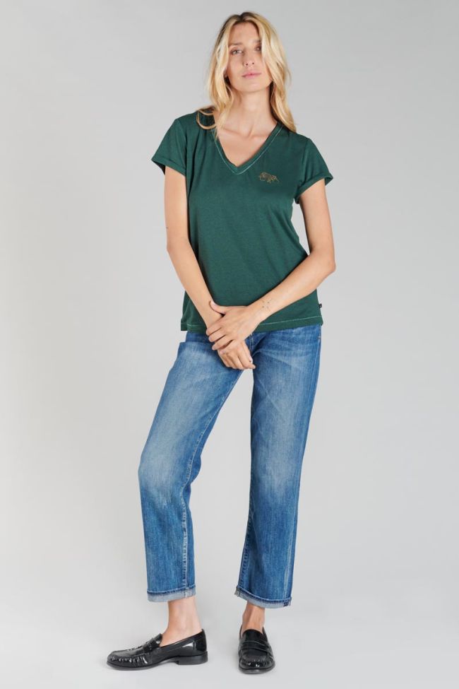 T-shirt Smallvtrame vert bouteille