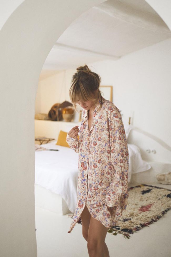 Robe-chemise Tita à motif cachemire