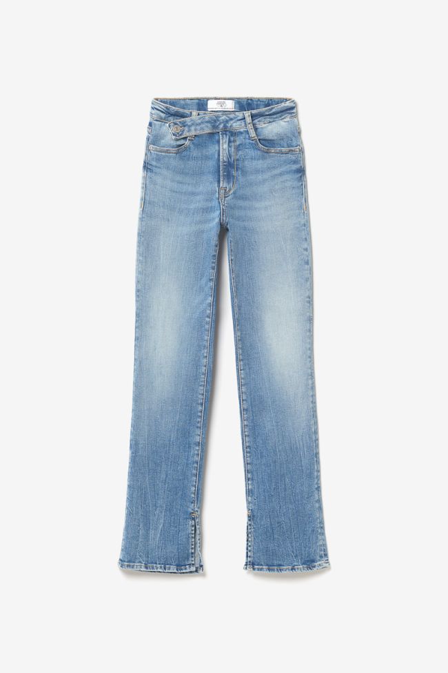 Jeans 400/14 mom Basic taille haute 7/8ème bleu N°4