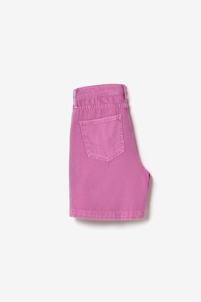 Bermuda Casa en jeans violet rose