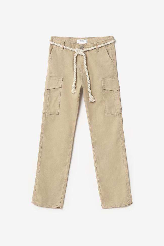 Pantalon cargo Caste beige sable