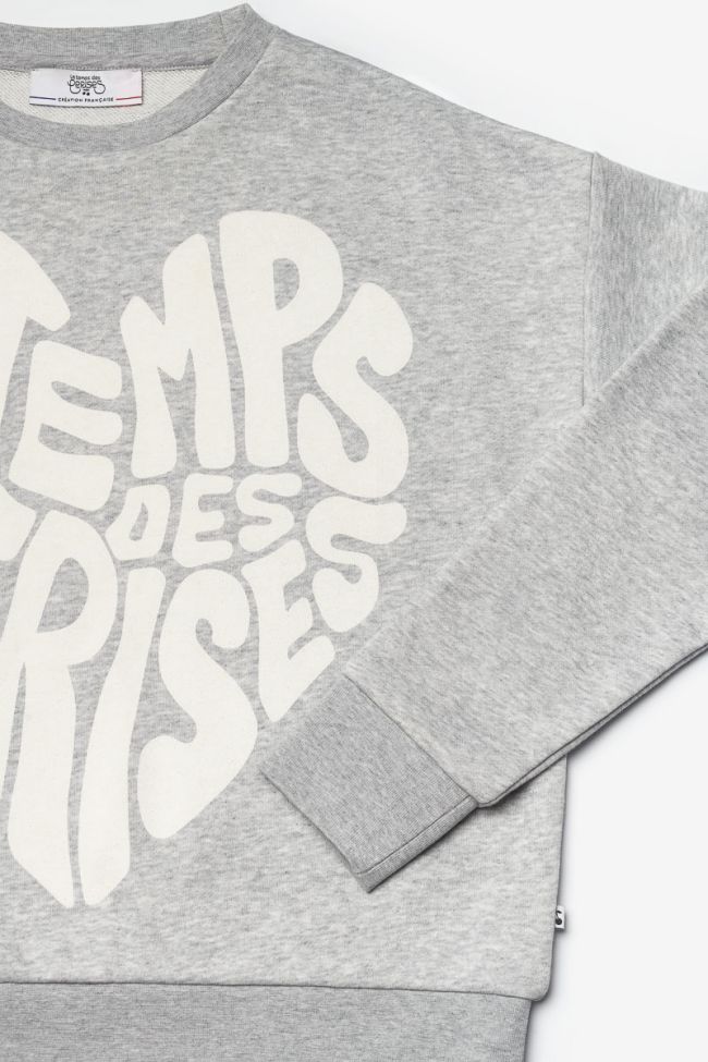 Sweat Coeurgi gris chiné