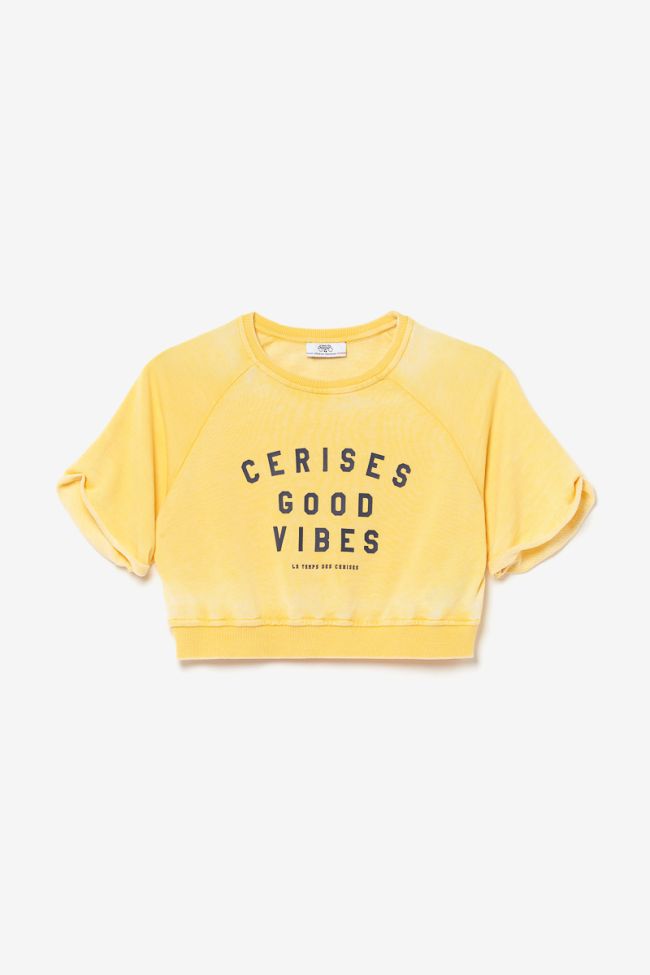 Sweat court Daminagi jaune