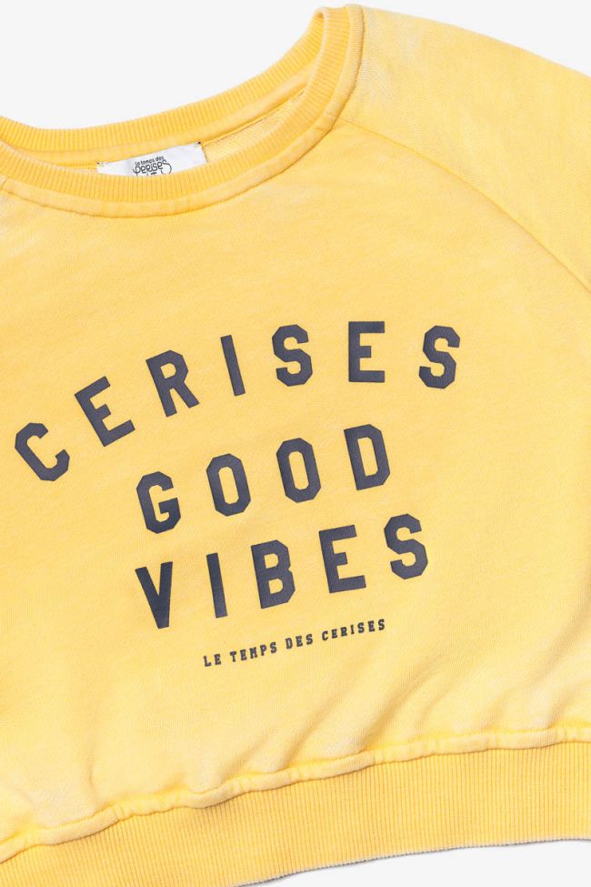 Sweat court Daminagi jaune