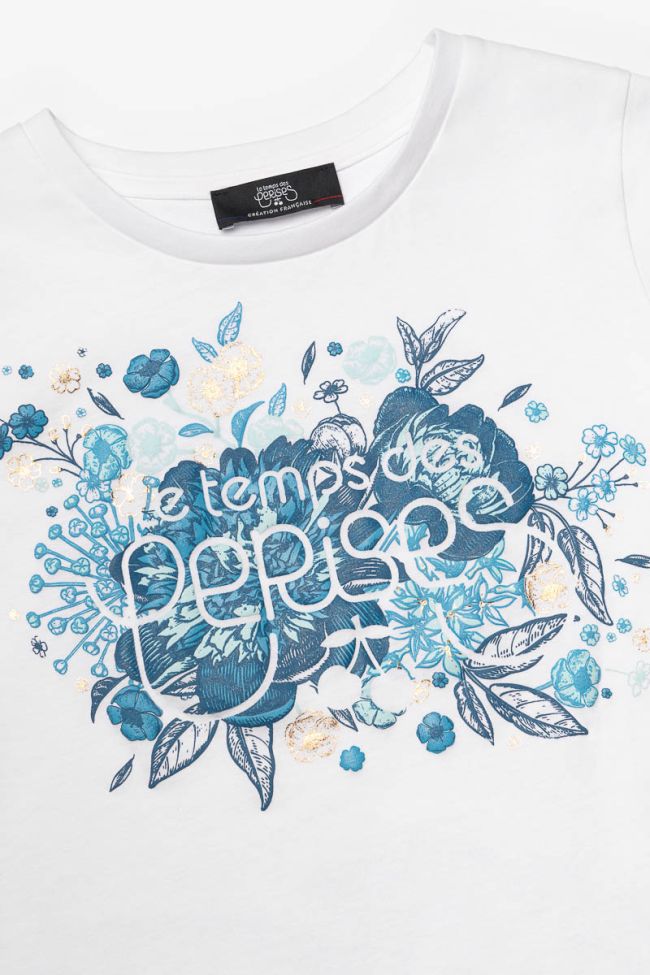T-shirt Gracygi blanc imprimé