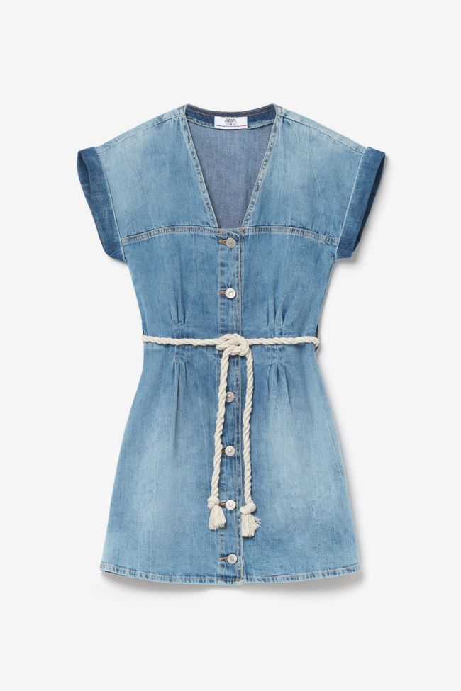Robe Karite en jeans bleu clair