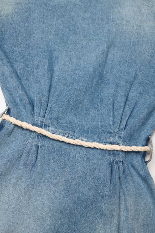 Robe Karite en jeans bleu clair