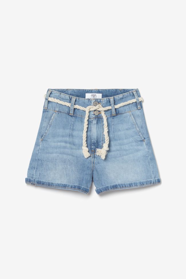 Short Loona en jeans bleu clair