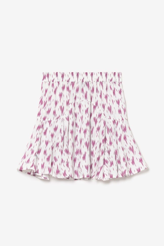 Jupe short Marligi à motif violet