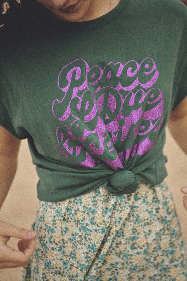 T-shirt Miyagi vert sapin