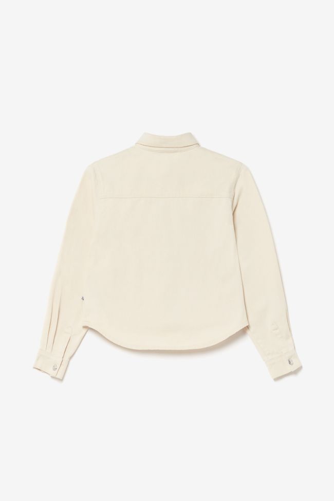 Veste Nagegi en jeans crème