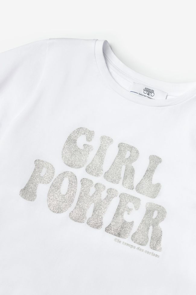 T-shirt Powergi blanc