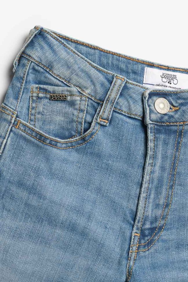 Jeans pulp regular taille haute bleu N°4