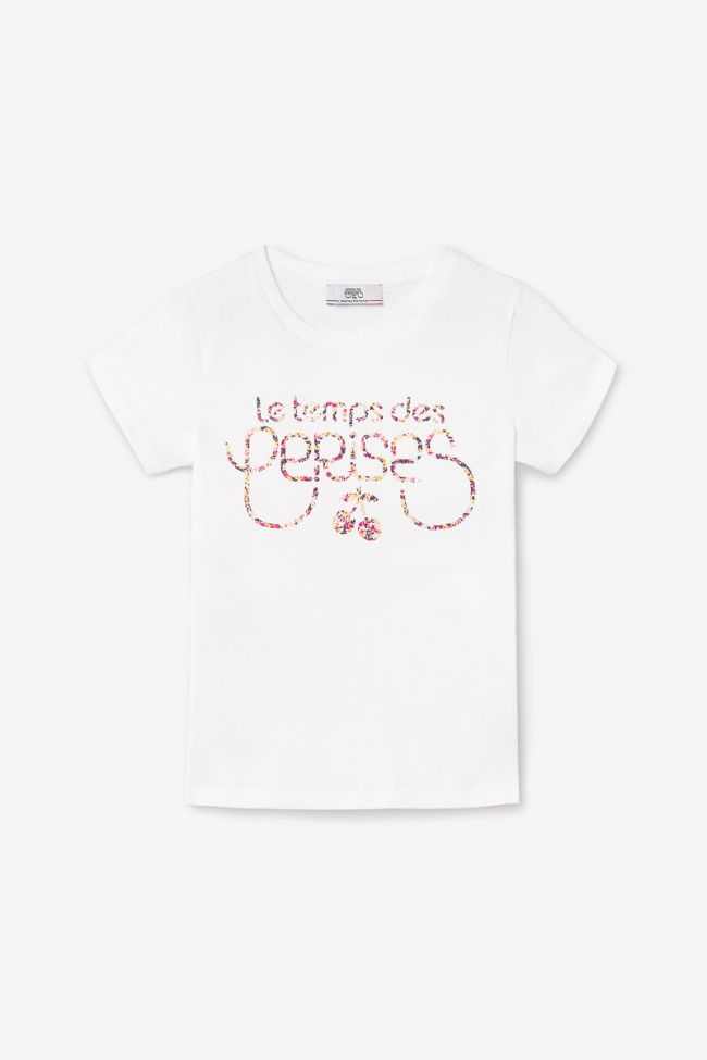 T-shirt Wandagi blanc imprimé