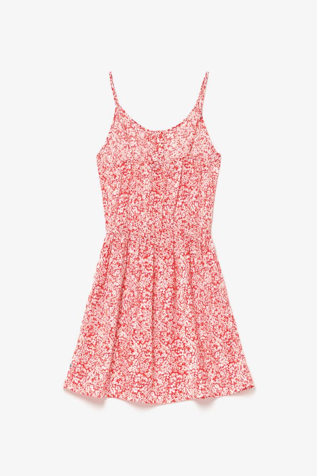 Robe Yuligi à motif floral rouge