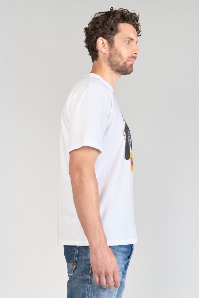 T-shirt Andler blanc imprimé