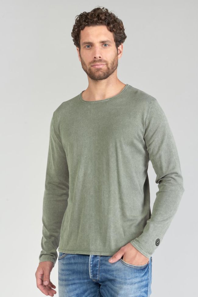 Pull Bivor kaki délavé