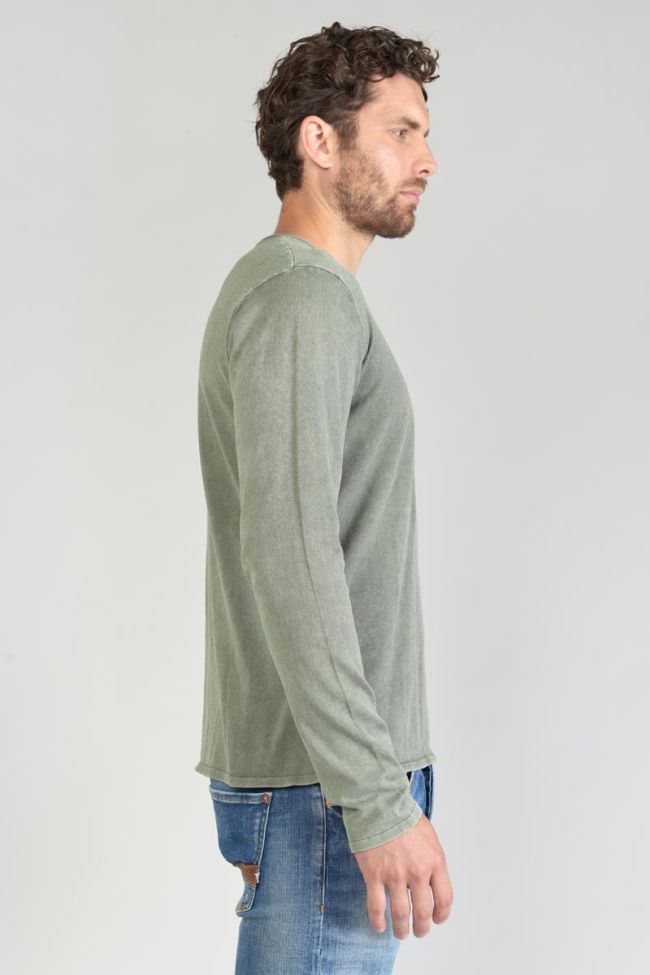 Pull Bivor kaki délavé