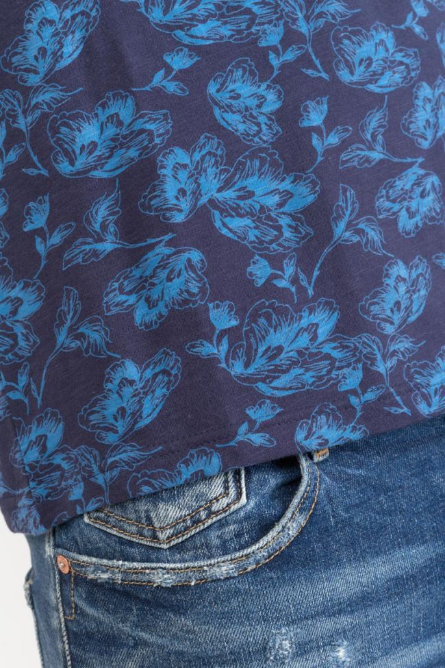 T-shirt Conit à motif feuilles