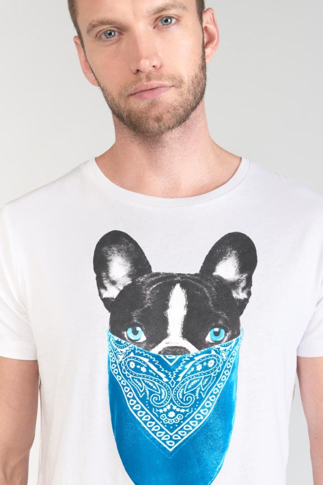 T-shirt Gan blanc imprimé