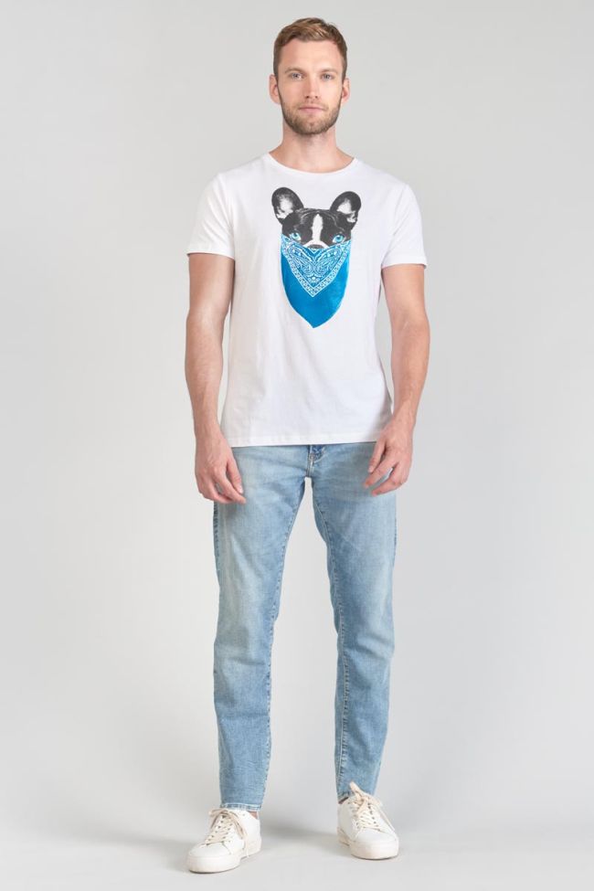 T-shirt Gan blanc imprimé