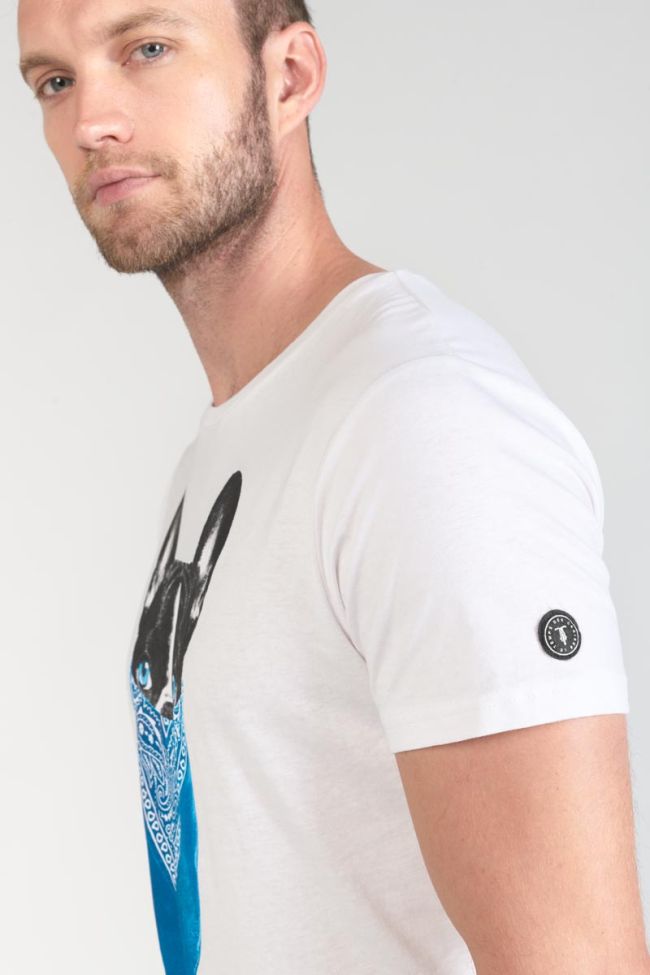 T-shirt Gan blanc imprimé