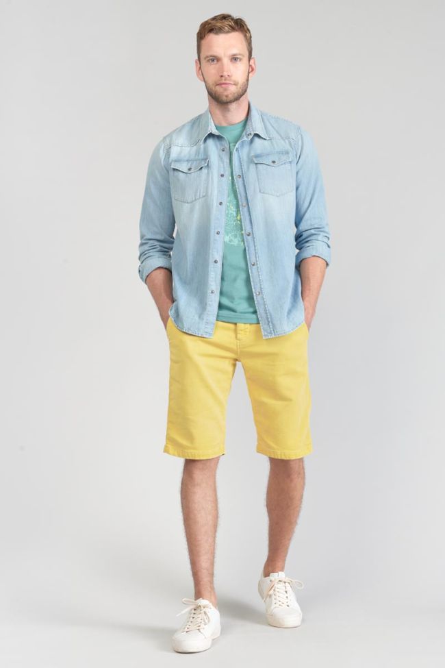 Chemise Juanito en jeans bleu clair