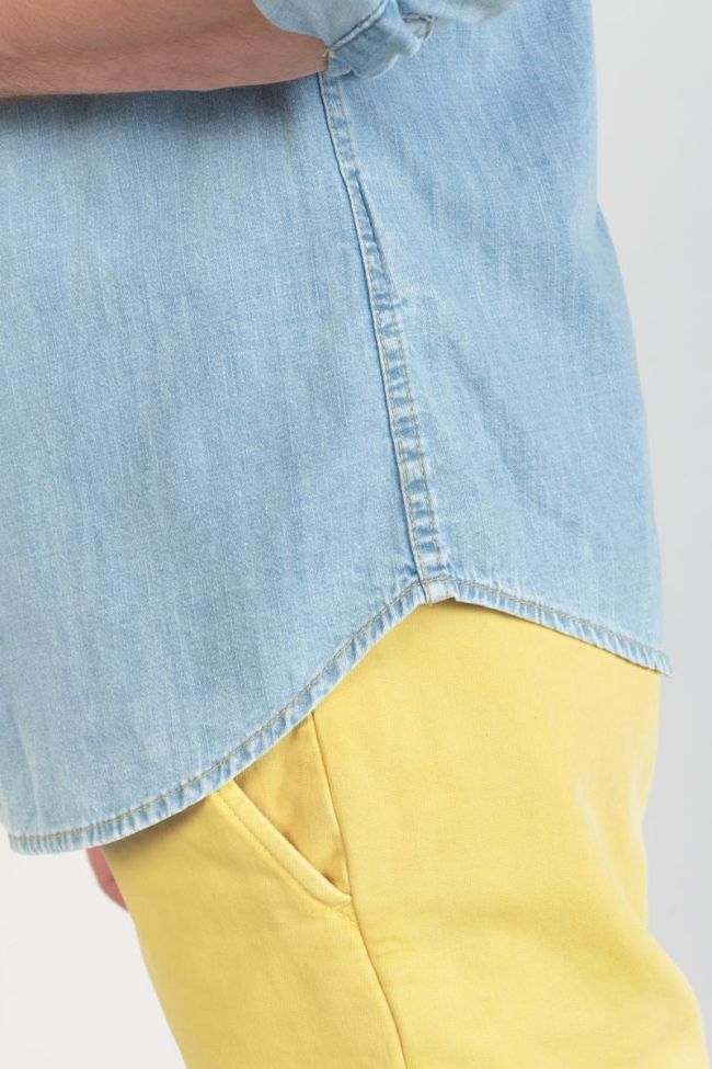 Chemise Juanito en jeans bleu clair