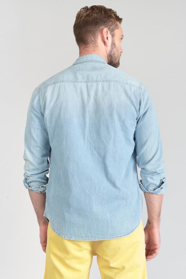 Chemise Juanito en jeans bleu clair
