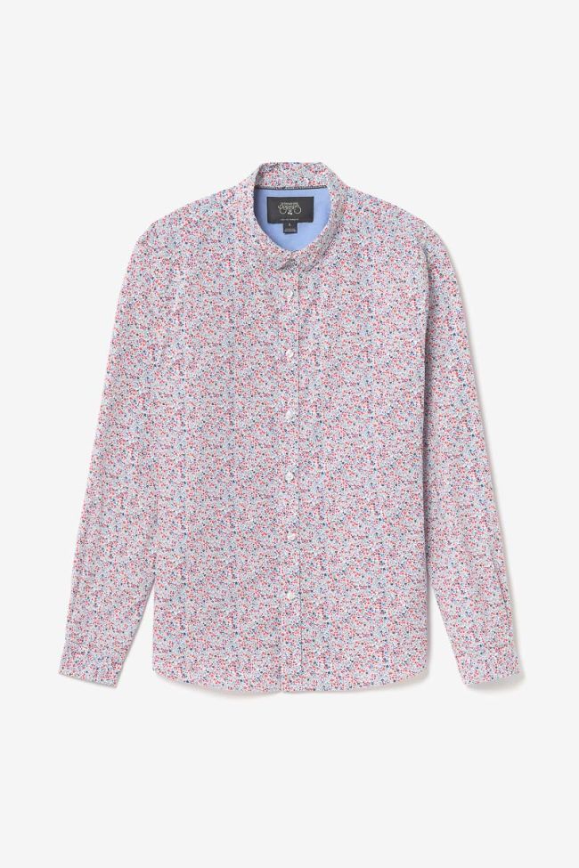 Chemise Rodel à motif fleuri rouge et bleu