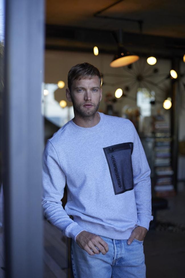 Sweat Stipa gris chiné