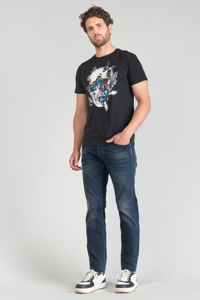 T-shirt Usma noir imprimé