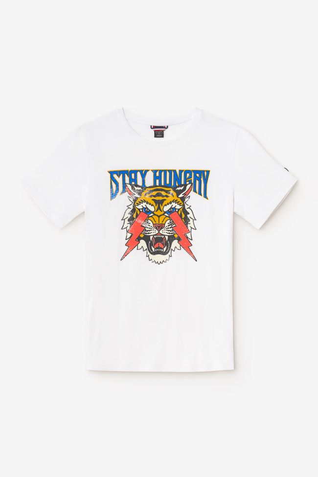 T-shirt Yair blanc imprimé