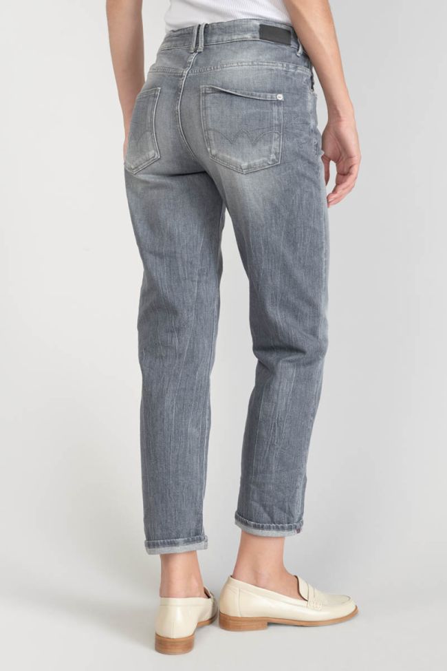 Jeans 400/18 mom Basic taille haute 7/8ème gris N°3