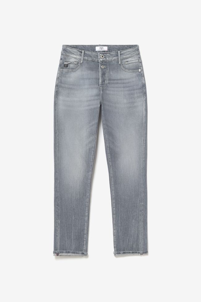 Jeans 400/18 mom Basic taille haute 7/8ème gris N°3