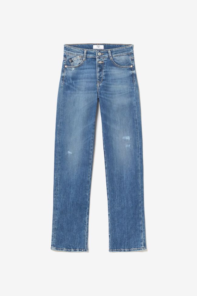 Jeans 400/19 mom Luxe taille haute destroy bleu N°2