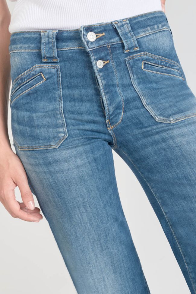 Jeans pulp flare Beni taille haute bleu N°2