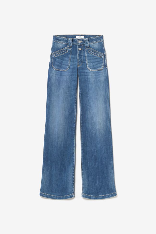 Jeans pulp flare Beni taille haute bleu N°2