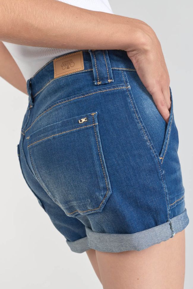 Short Bloom en jeans bleu foncé