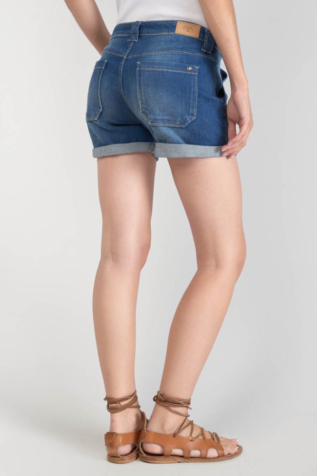 Short Bloom en jeans bleu foncé