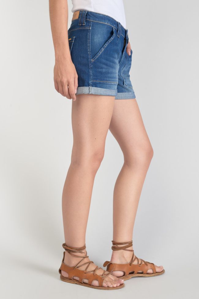 Short Bloom en jeans bleu foncé