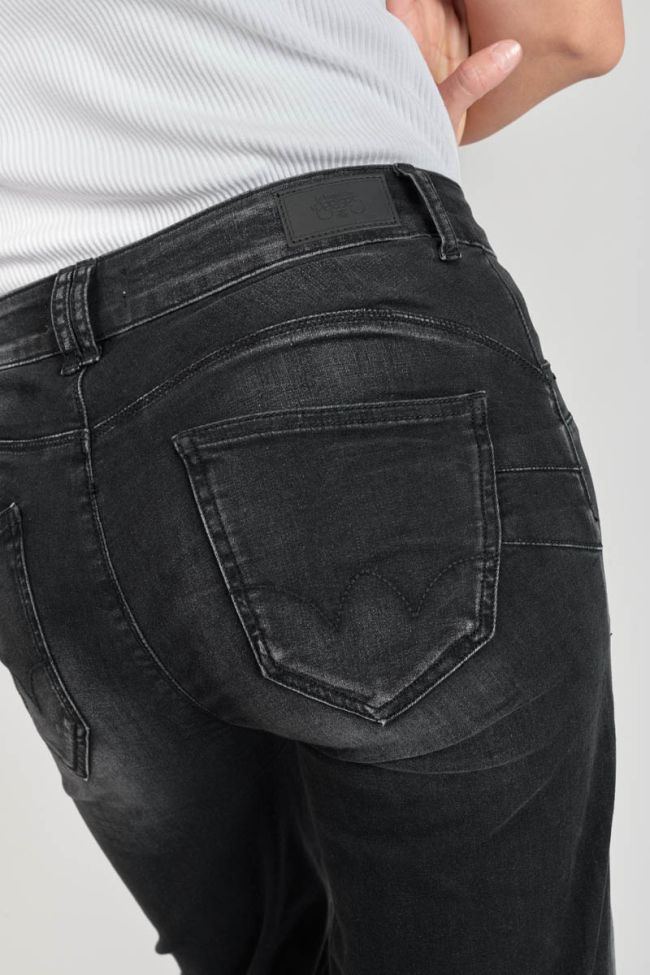 Jeans pulp flare Bran taille haute noir N°1