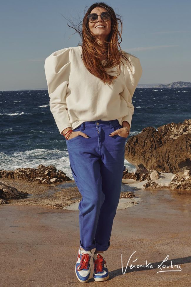 Charpentier boyfit by Véronika Loubry jeans bleu