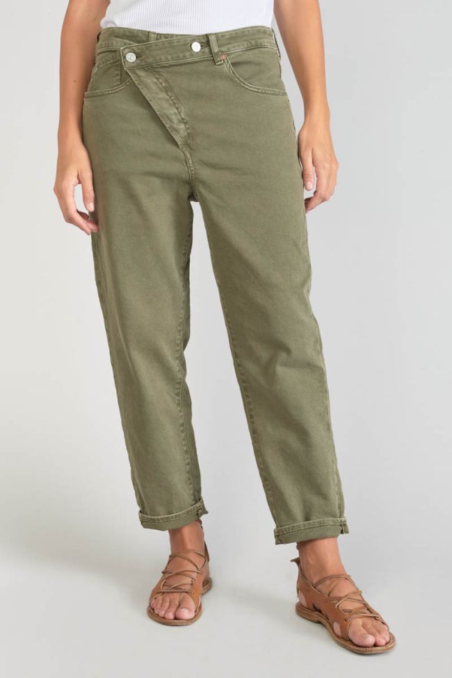 Cosy boyfit 7/8ème jeans kaki